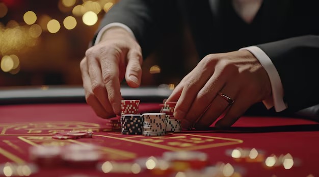 sgp lotto live-dealer blackjack table with multi-camera feed and chat interface